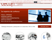 Tablet Screenshot of cecofi.es